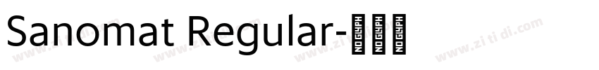 Sanomat Regular字体转换 Sanomat Regular字体转换